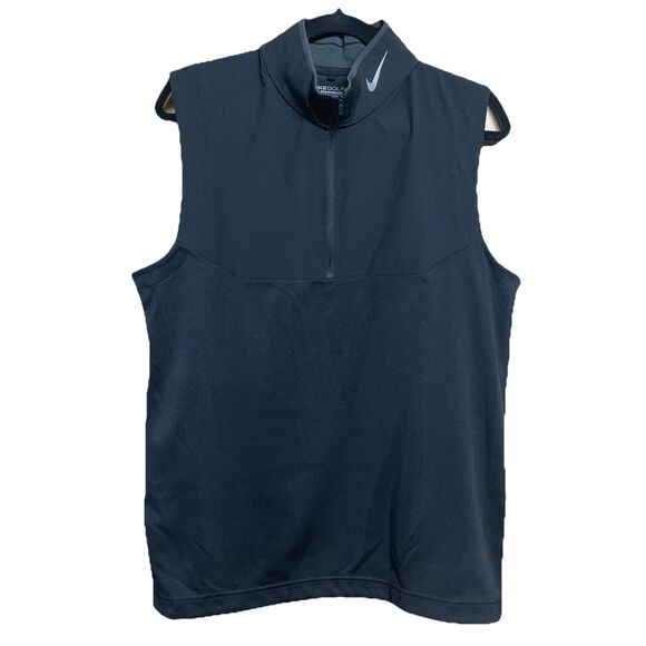 Nike Other - Nike Golf Dri-FIT 1/2-Zip Vest 639886-010 – Black/Wolf Grey – Men’s Size Small